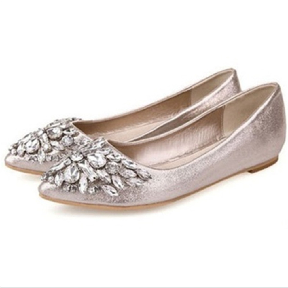 Crystal Embellished Flats
